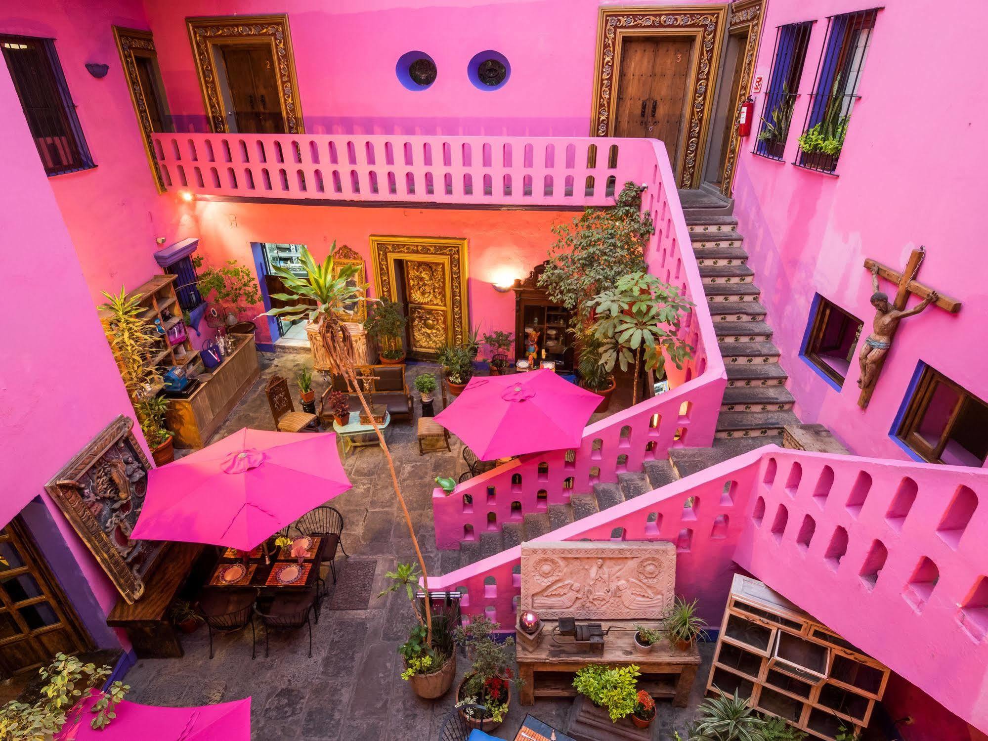 Meson Sacristia De La Compania Hotel Boutique Puebla Buitenkant foto