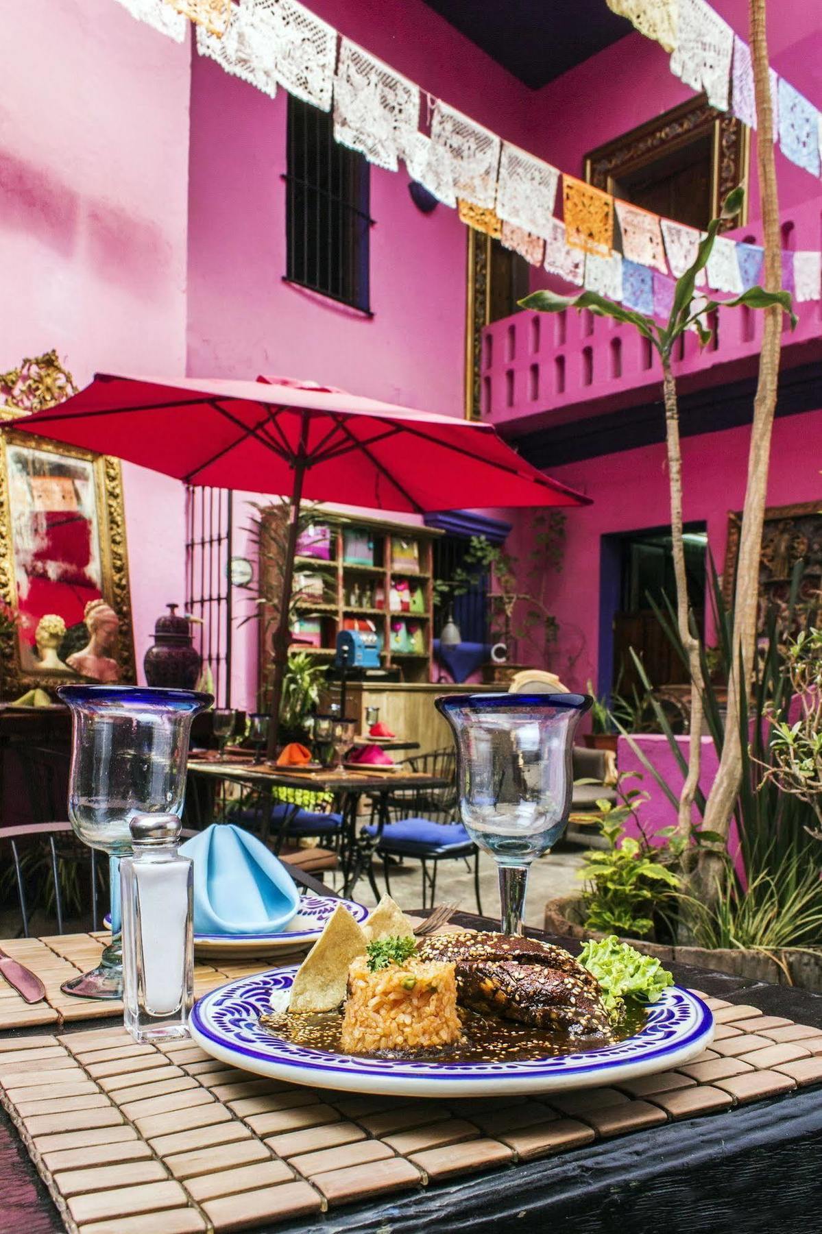 Meson Sacristia De La Compania Hotel Boutique Puebla Buitenkant foto
